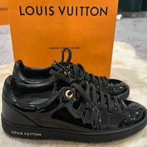LV Patent Leather low top women sneakers